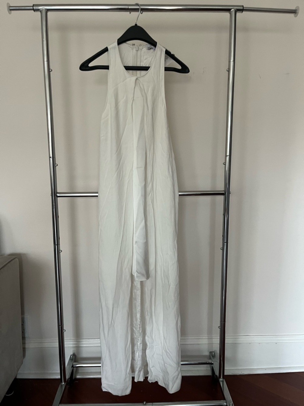 Rosetta Getty White Cape Dress